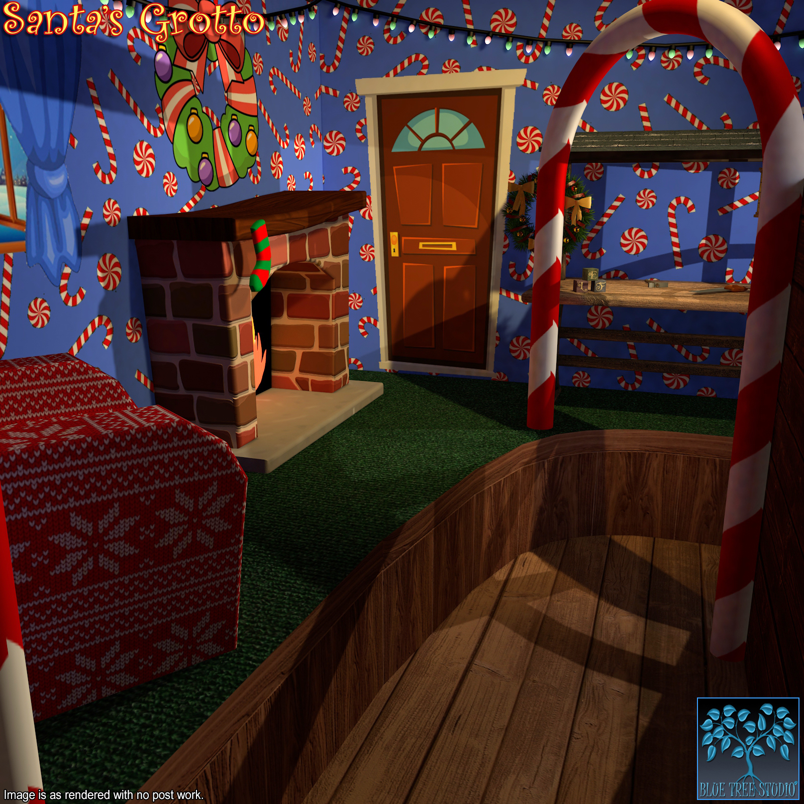 Santa's Grotto for Poser by N/A