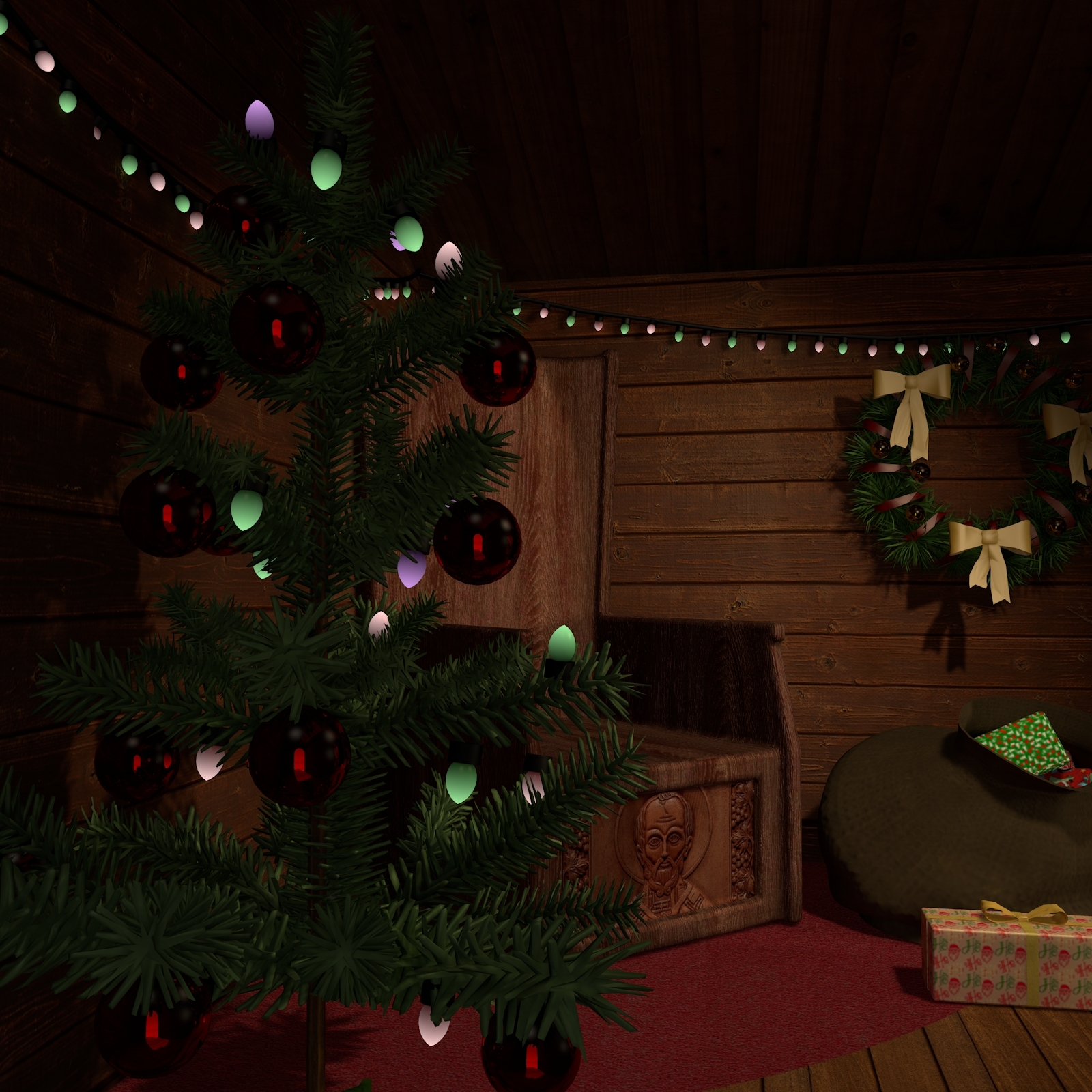 Santa's Grotto for Poser by N/A