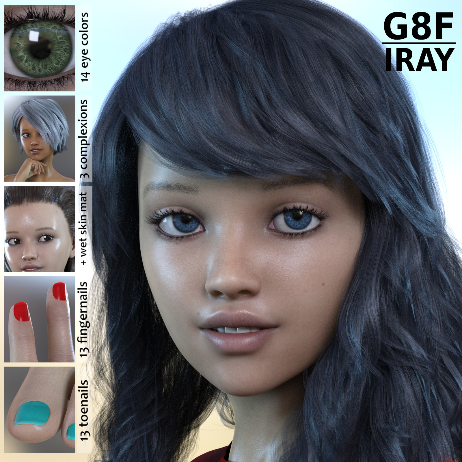 Maryam for Genesis 8 Female G8F by N/A