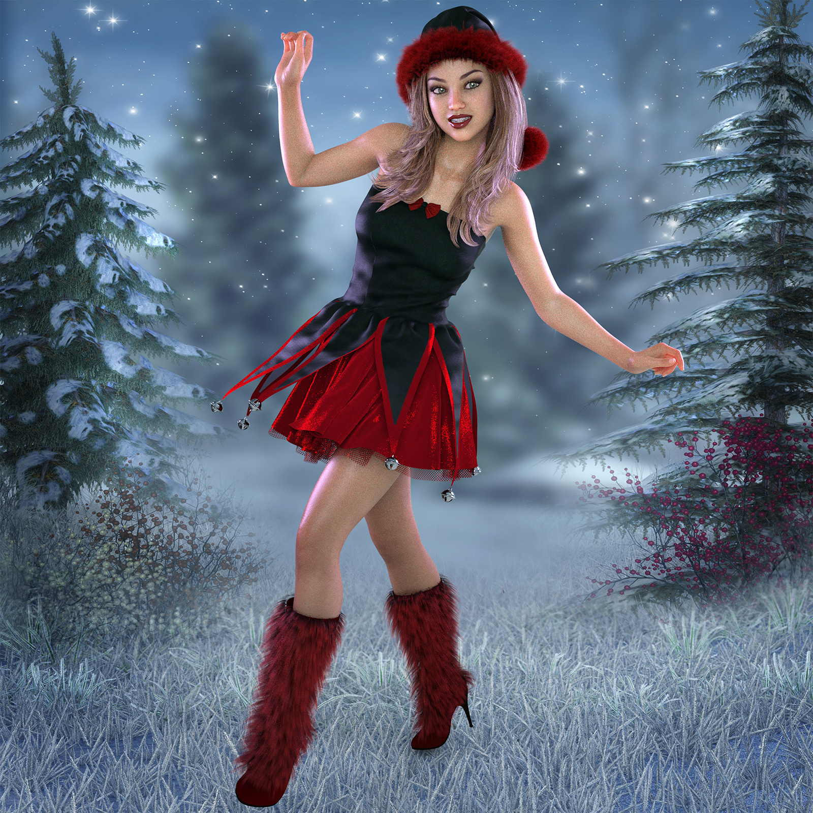 Santa's Helpers Vol 1 for Genesis 8 Female by N/A