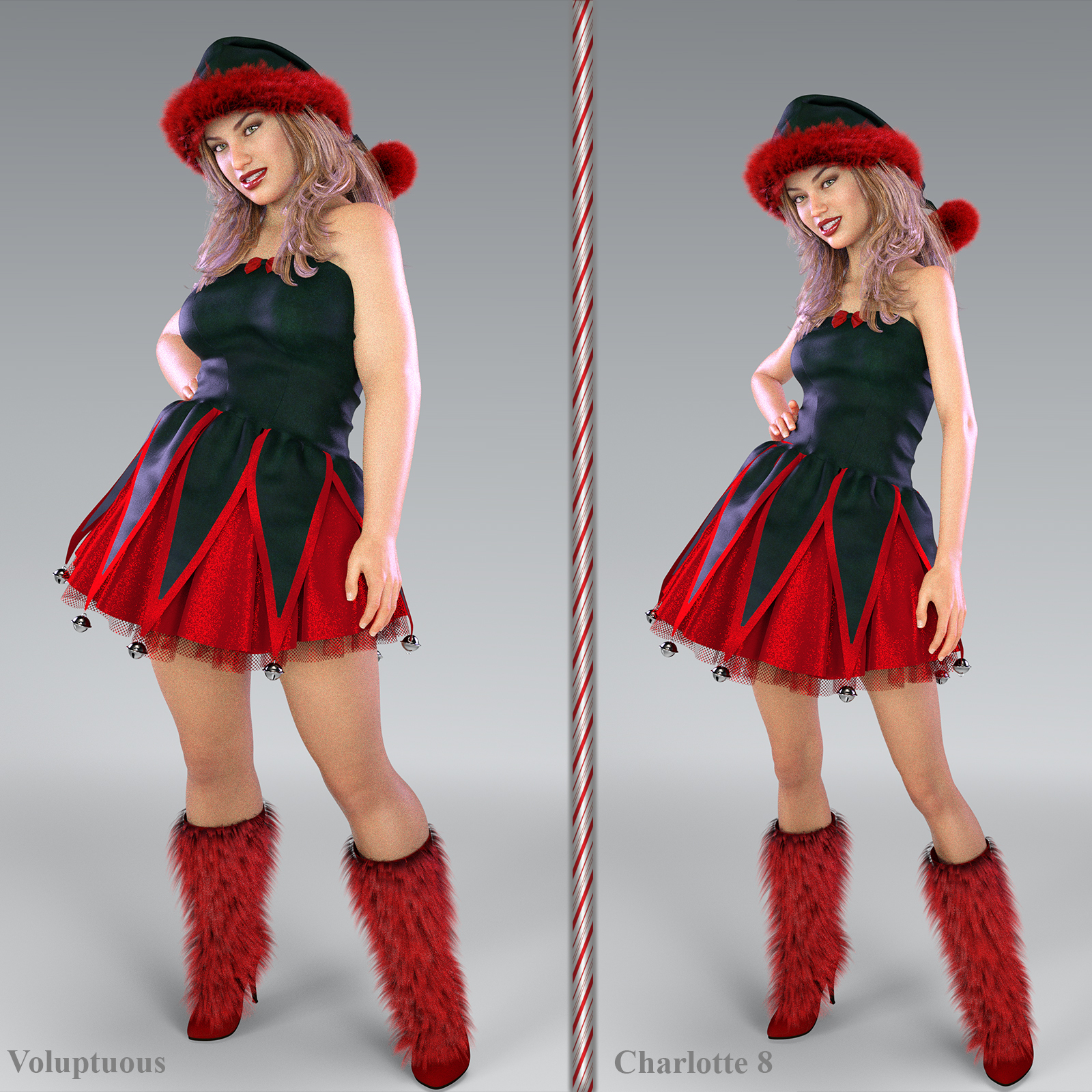 Santa's Helpers Vol 1 for Genesis 8 Female by N/A