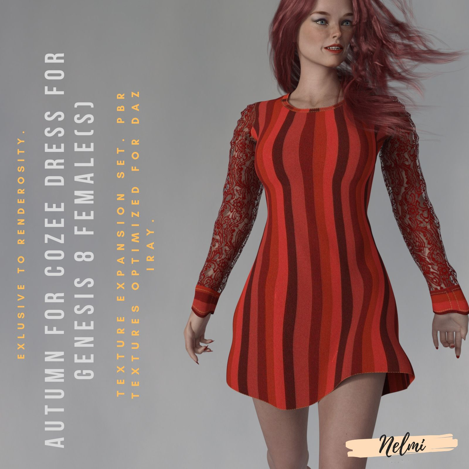 Autumn for CoZee Dress for Genesis 8 Females by N/A