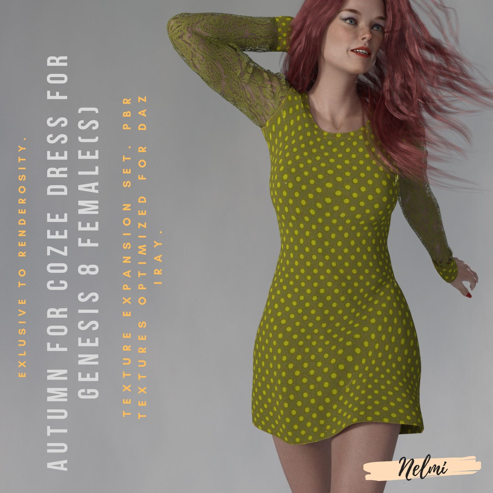 Autumn for CoZee Dress for Genesis 8 Females by N/A