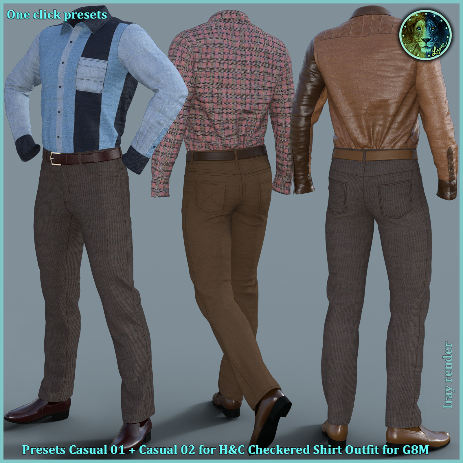 48 One click Presets for Casual 01 and Casual 02 by N/A