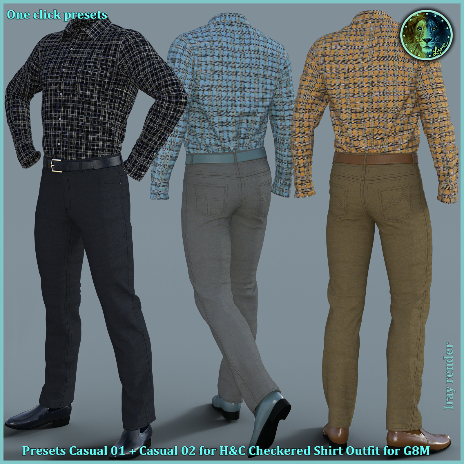 48 One click Presets for Casual 01 and Casual 02 by N/A