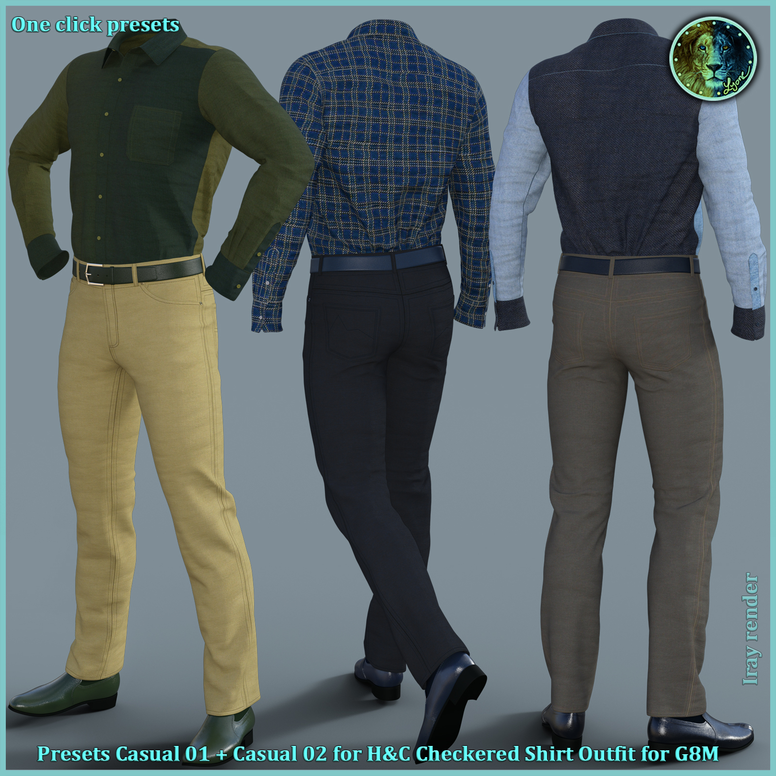 48 One click Presets for Casual 01 and Casual 02 by N/A
