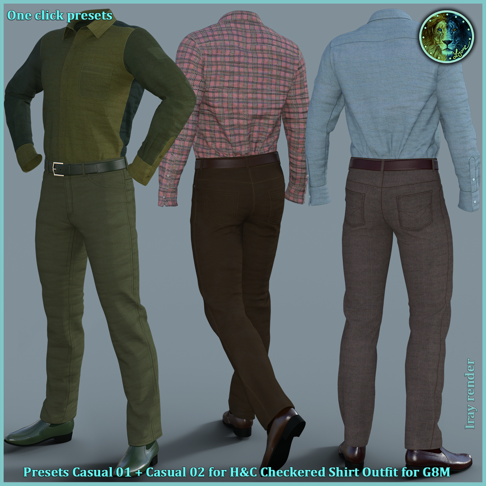 48 One click Presets for Casual 01 and Casual 02 by N/A