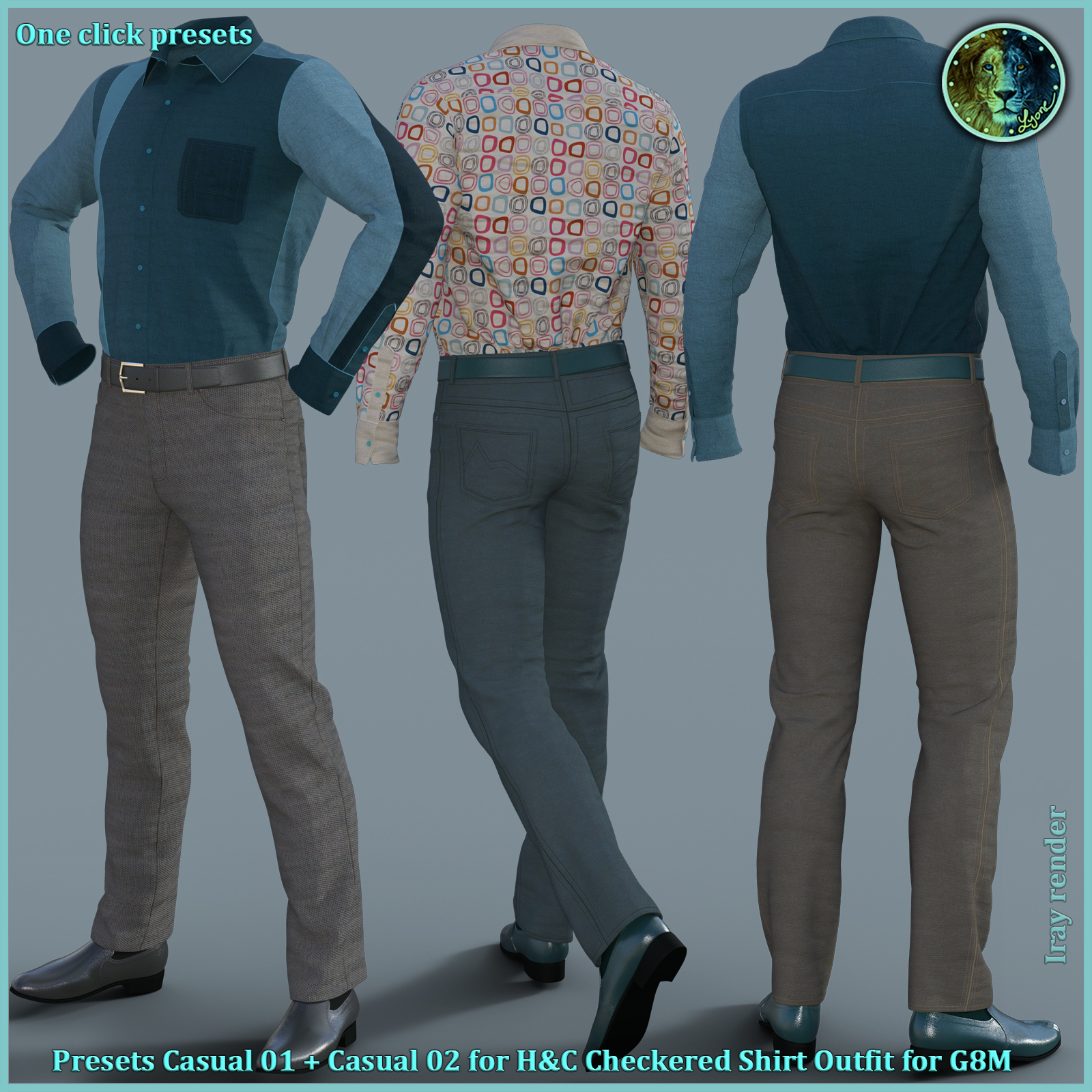 48 One click Presets for Casual 01 and Casual 02 by N/A