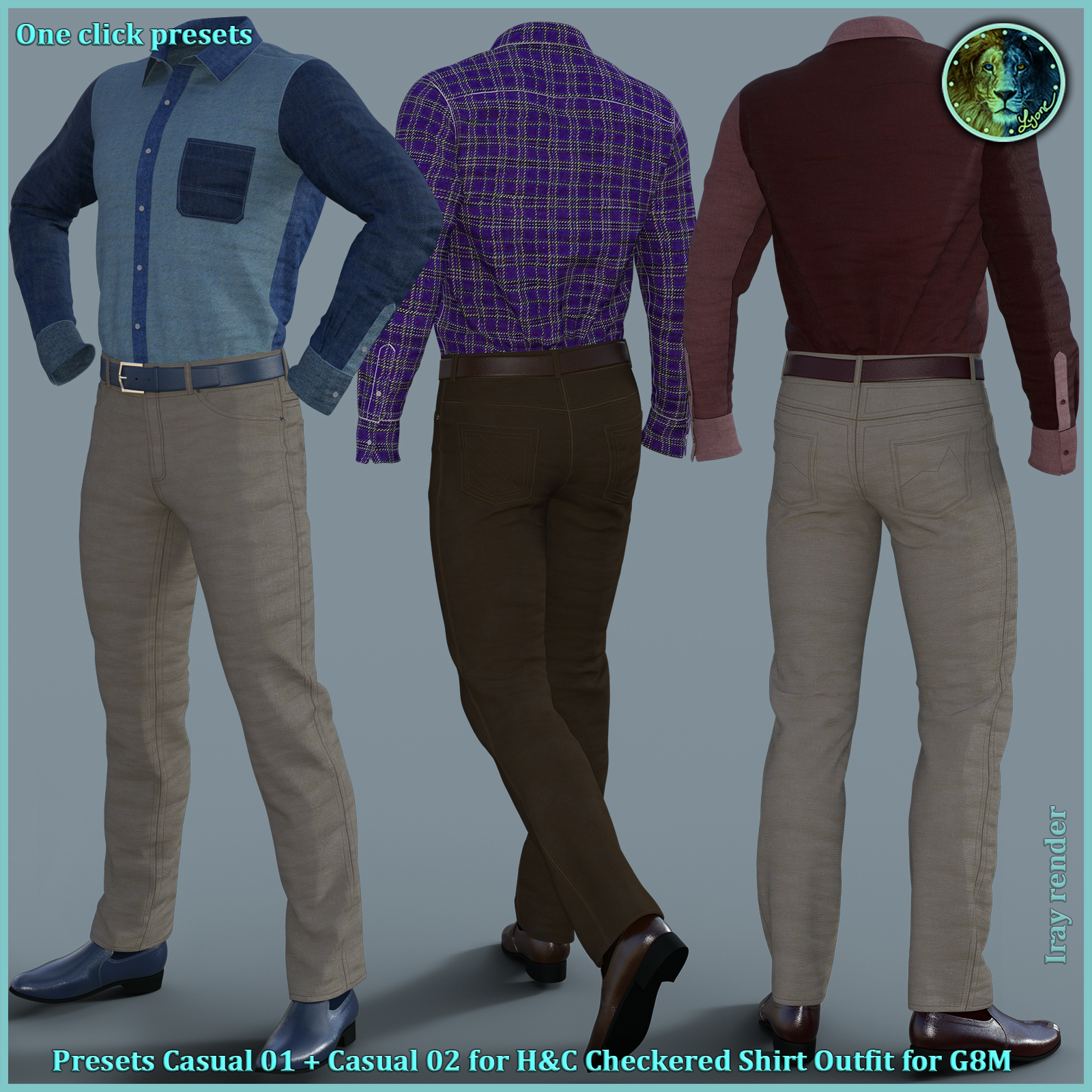 48 One click Presets for Casual 01 and Casual 02 by N/A