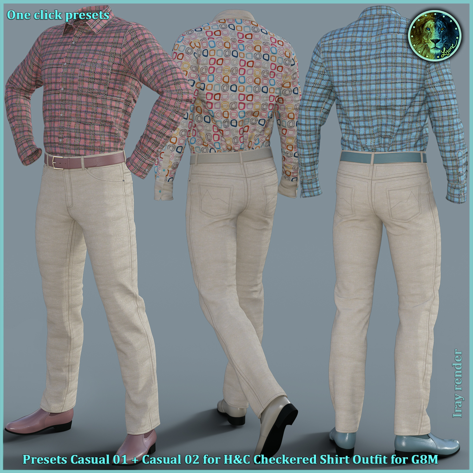 48 One click Presets for Casual 01 and Casual 02 by N/A