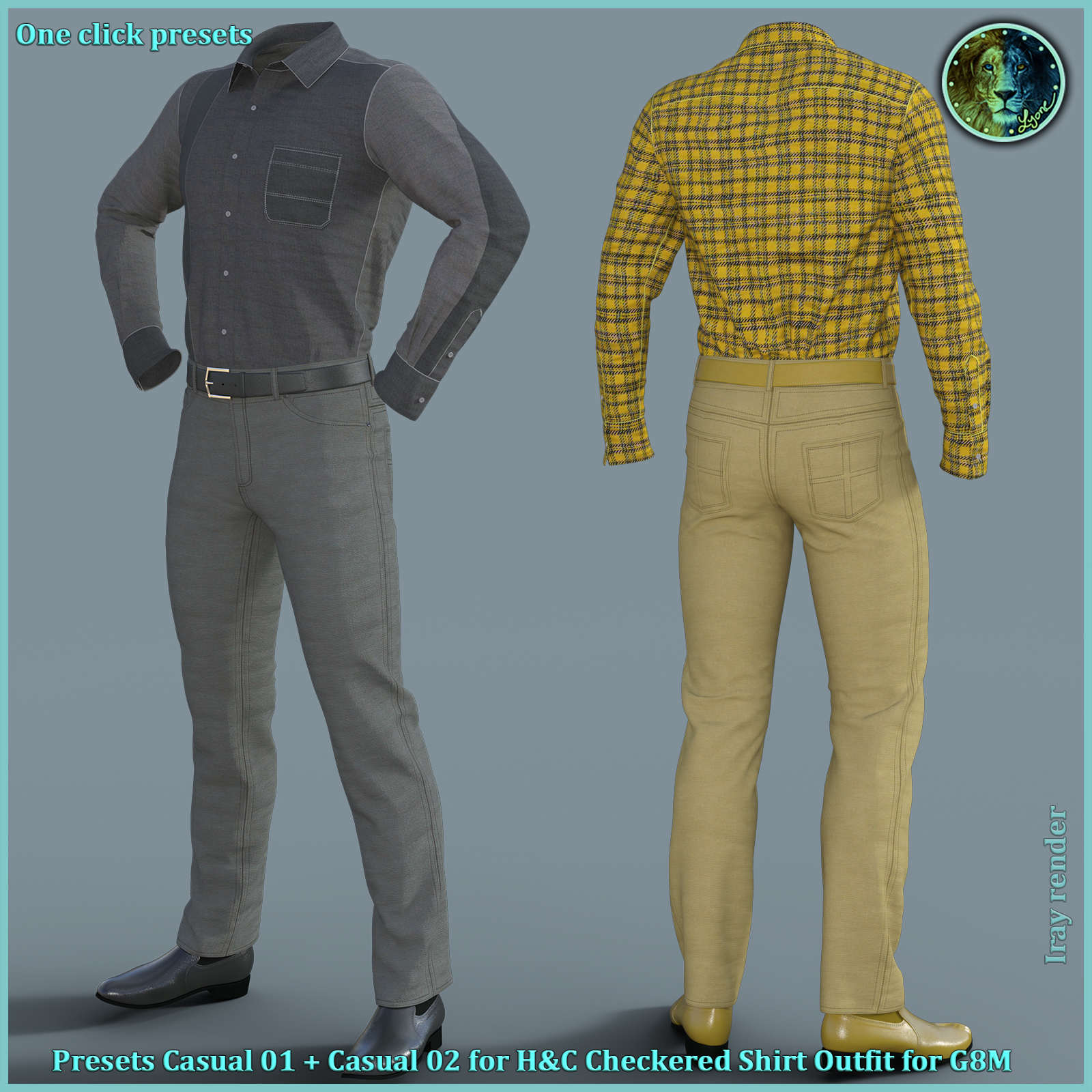 48 One click Presets for Casual 01 and Casual 02 by N/A