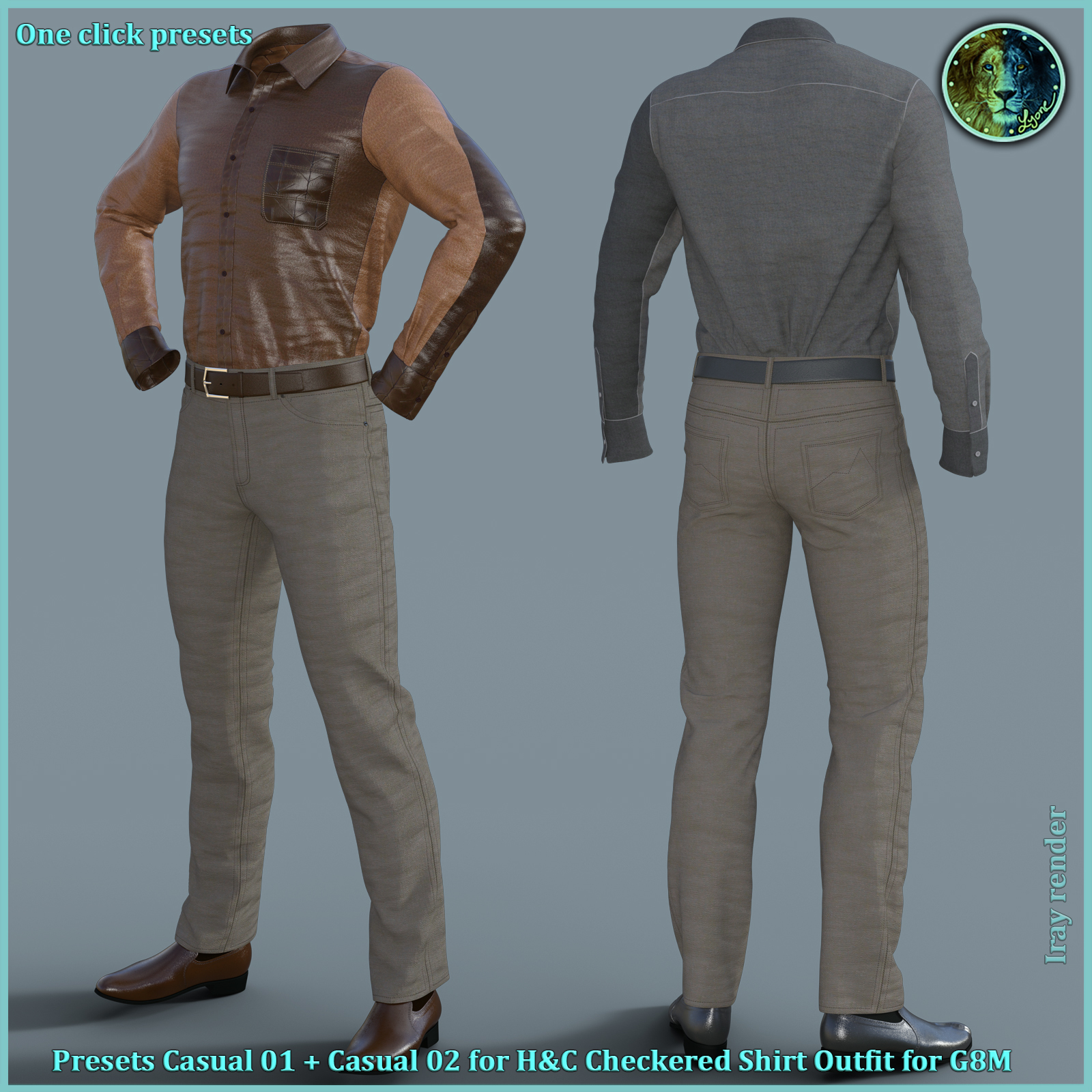 48 One click Presets for Casual 01 and Casual 02 by N/A
