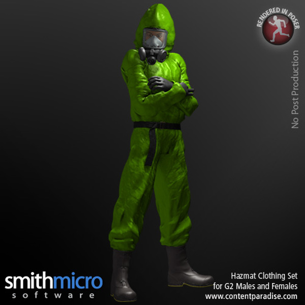 Hazardous Materials Clothing Set for G2 Males & Females by N/A