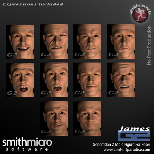 G2 James Complete Figure Pack by N/A