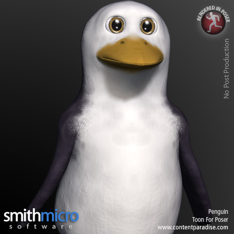 Toon Penguin by N/A