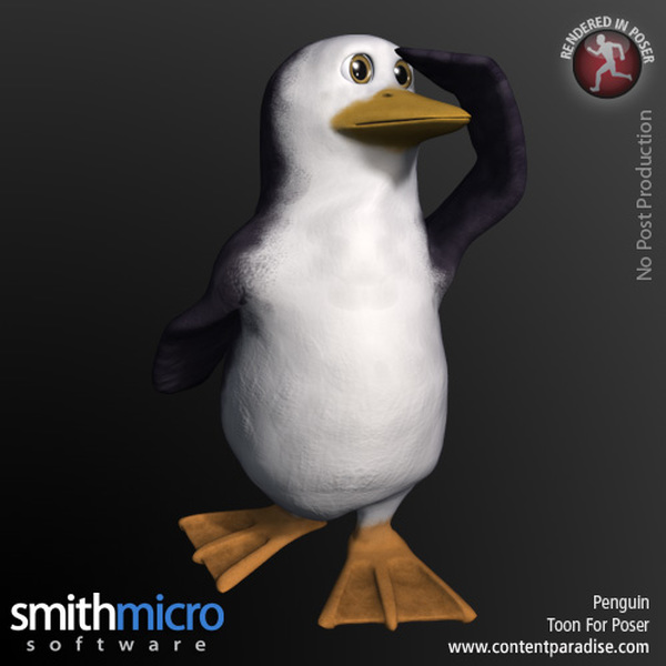 Toon Penguin by N/A