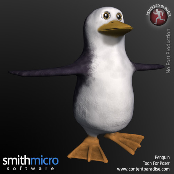 Toon Penguin by N/A