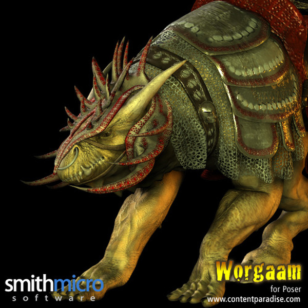 Worgaam Orc Beast of Burden Figure by N/A