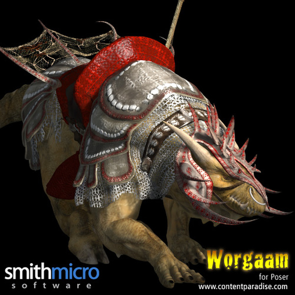 Worgaam Orc Beast of Burden Figure by N/A