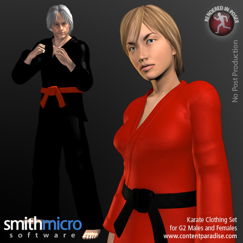 Karate Clothing Set for G2 Males & G2 Females by N/A