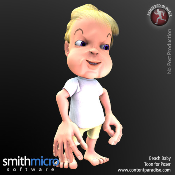 Beach Baby Toon by N/A
