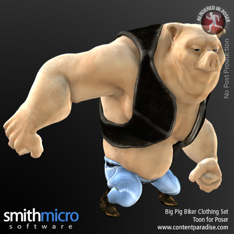 Big Pig Toon Pig Clothing Set by N/A