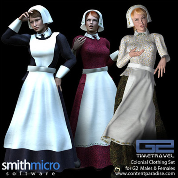 Colonial Clothing for G2 Figures (Time Travel Series) by N/A
