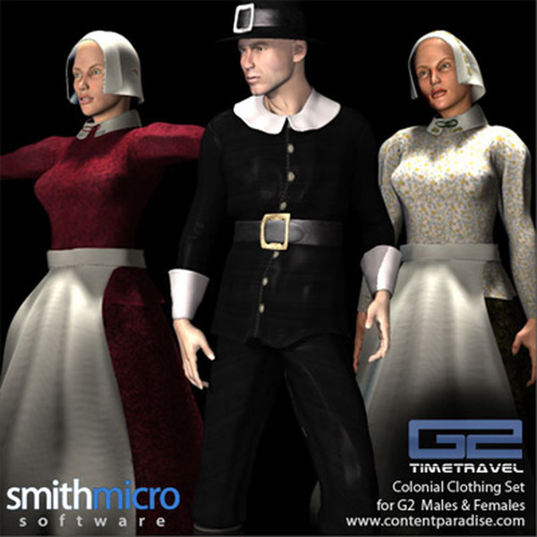 Colonial Clothing for G2 Figures (Time Travel Series) by N/A