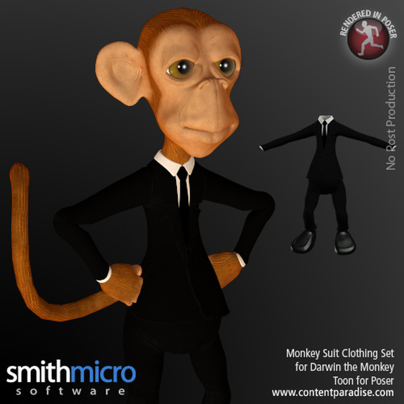 Monkey Business Clothing Set for Darwin Toon Monkey by N/A