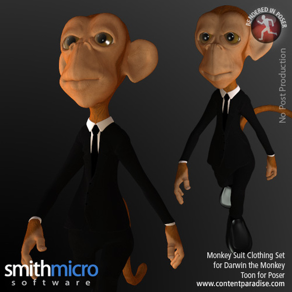 Monkey Business Clothing Set for Darwin Toon Monkey by N/A