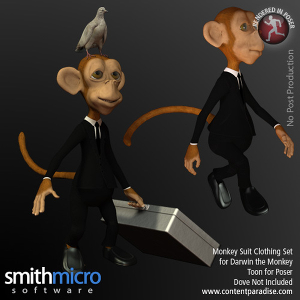 Monkey Business Clothing Set for Darwin Toon Monkey by N/A