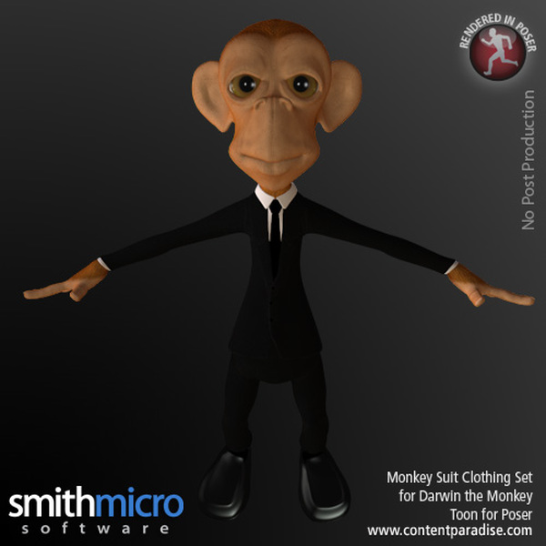 Monkey Business Clothing Set for Darwin Toon Monkey by N/A