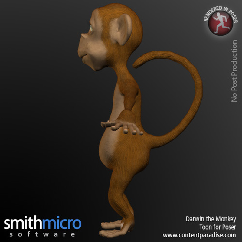 Darwin Toon Monkey by N/A