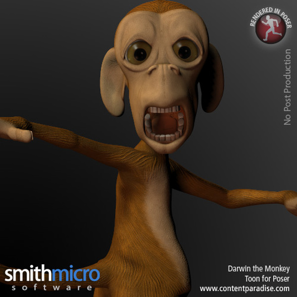 Darwin Toon Monkey by N/A