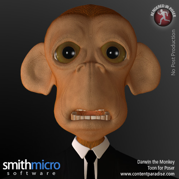 Darwin Toon Monkey by N/A