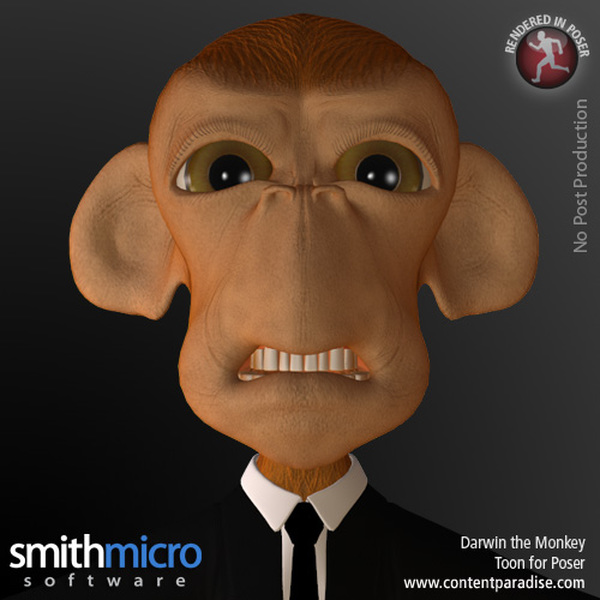 Darwin Toon Monkey by N/A
