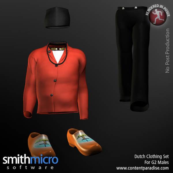 Dutch Clothing for G2 Figures (World Travel Series) by N/A