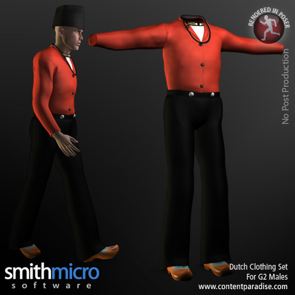 Dutch Clothing for G2 Figures (World Travel Series) by N/A
