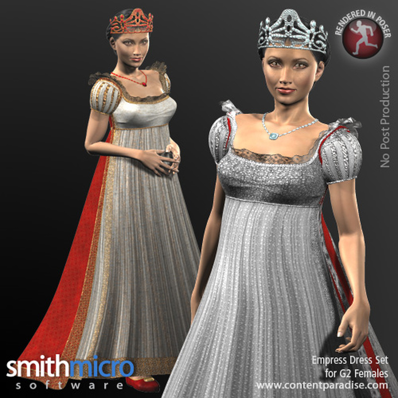 French Empress Clothing Set for G2 Females (Time Travel Series) by N/A