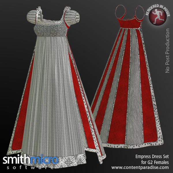 French Empress Clothing Set for G2 Females (Time Travel Series) by N/A