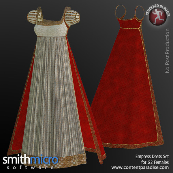 French Empress Clothing Set for G2 Females (Time Travel Series) by N/A