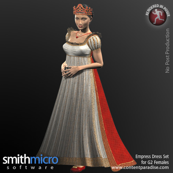 French Empress Clothing Set for G2 Females (Time Travel Series) by N/A