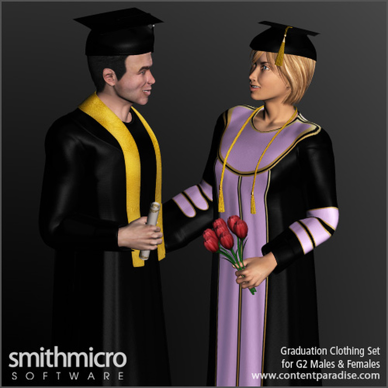 Graduation Gown for G2 Males & G2 Females by N/A