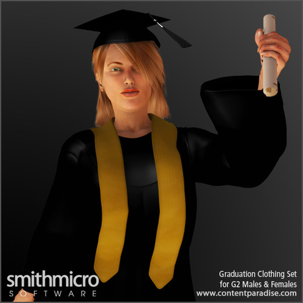 Graduation Gown for G2 Males & G2 Females by N/A