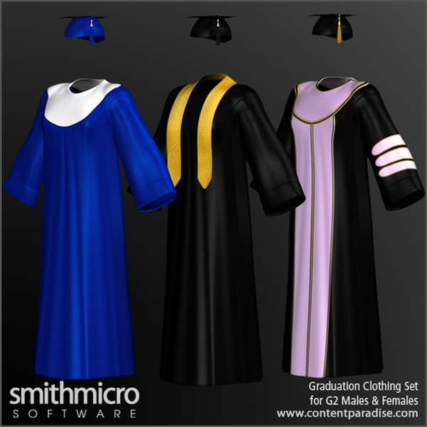 Graduation Gown for G2 Males & G2 Females by N/A