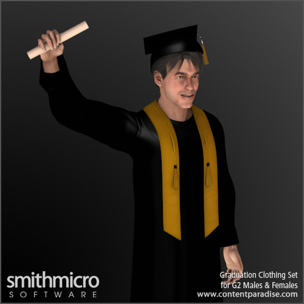 Graduation Gown for G2 Males & G2 Females by N/A