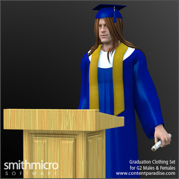 Graduation Gown for G2 Males & G2 Females by N/A