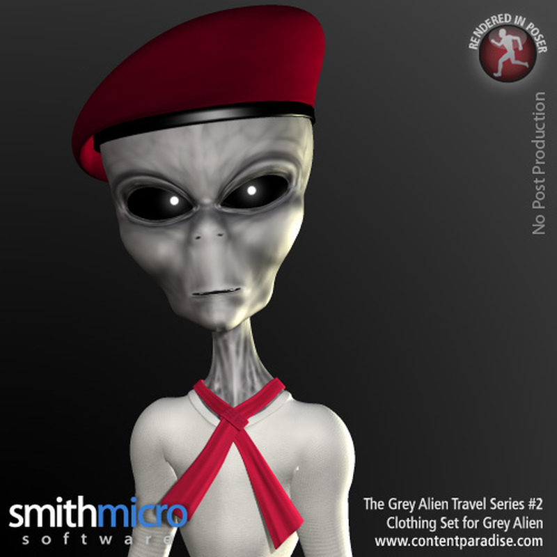 Grey Alien Travel Series #2 - France by N/A