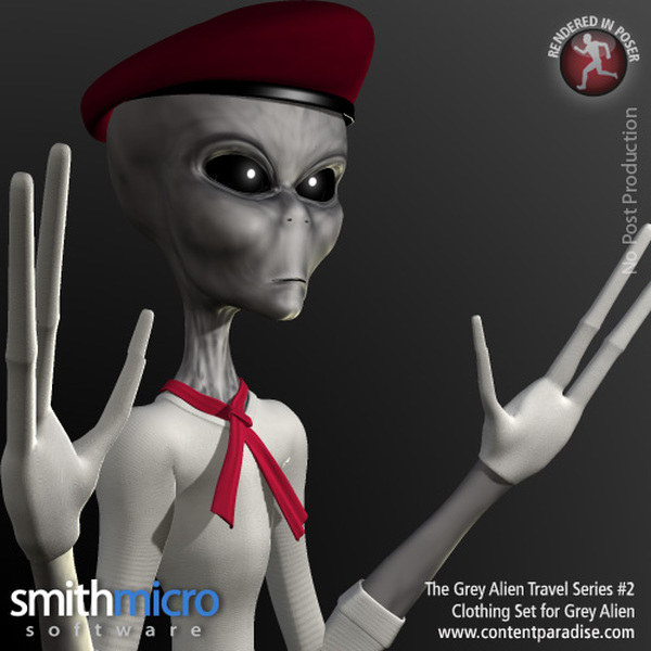 Grey Alien Travel Series #2 - France by N/A