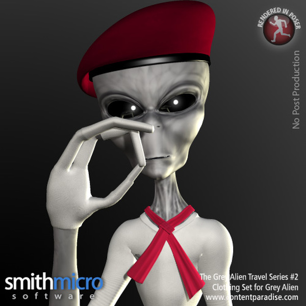 Grey Alien Travel Series #2 - France by N/A